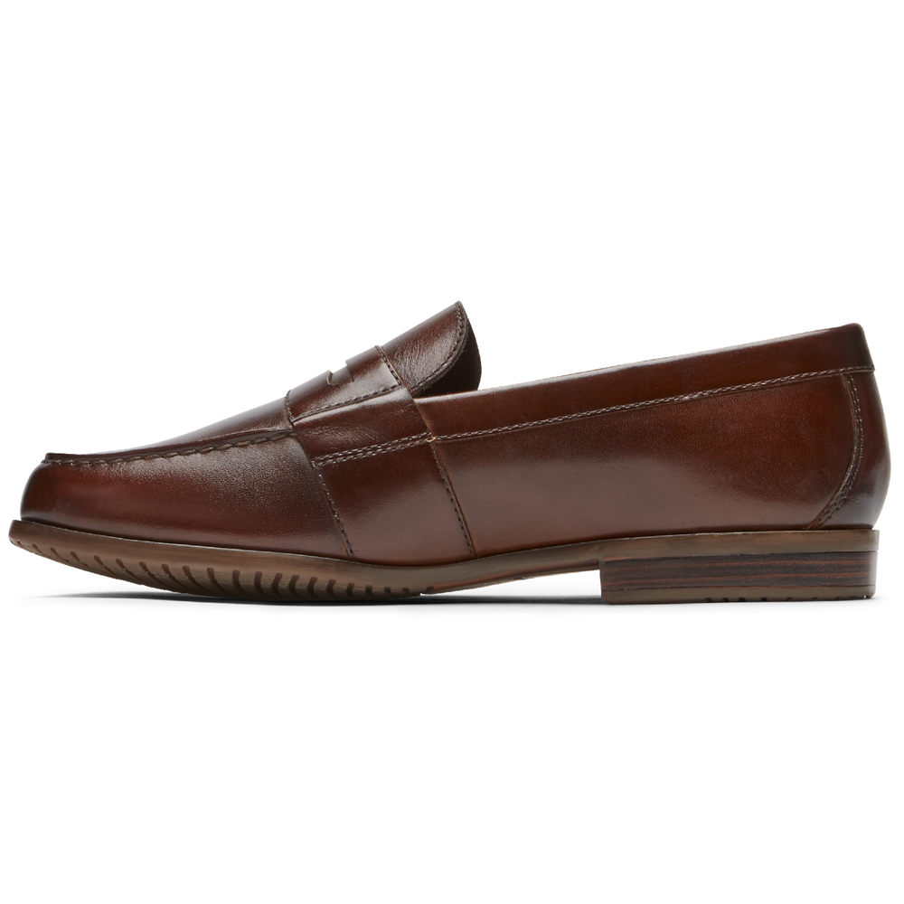 Mocassins Rockport Homem Marrom - Classic Lite 2 Penny - 75938XYBD